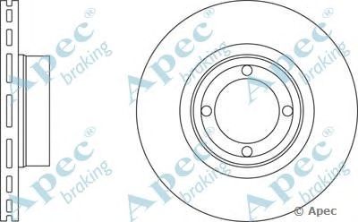 APEC BRAKING dsk289 -  Тормозной диск